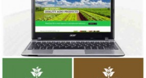 Agro-Allied Business Logo, Flyer, Stationery and Website Design