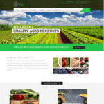 agricultural web design template